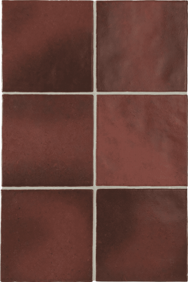 Casa1 Fliesen Wandfliesen Equipe Magma 13,2x13,2 cm Burgundy