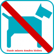 Hunde müssen draußen bleiben (Symbol)
