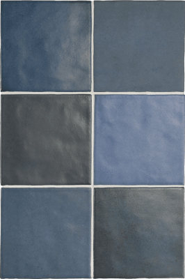 Casa1 Fliesen Wandfliesen Equipe Magma 13,2x13,2 cm Sea Blue